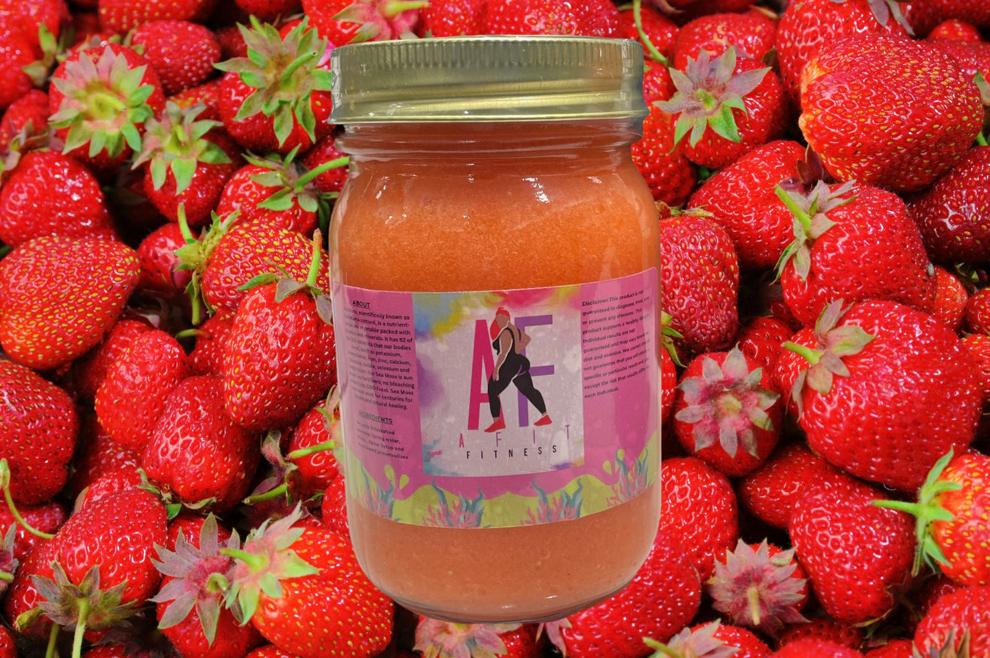Strawberry Banana Sea moss